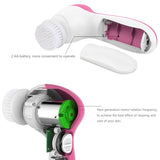 Technology product Portable massage device Electric face cleaning brush Face brush wash 5 in 1 beauty care massager