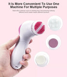Technology product Portable massage device Electric face cleaning brush Face brush wash 5 in 1 beauty care massager